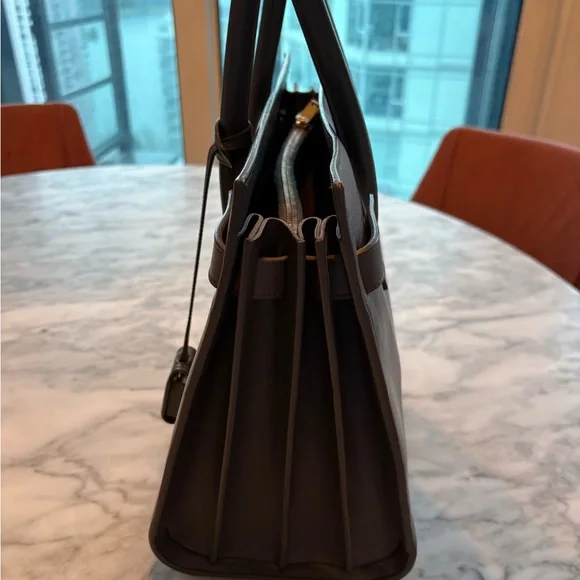Saint Laurent Gray Sac De Jour Bag - Picture 7 of 8